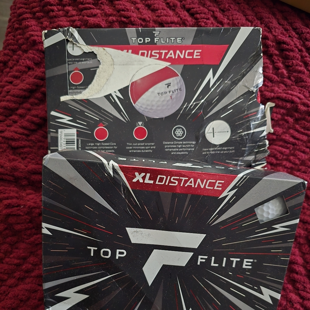 Top Flite XL Distance Golf Balls and Tees